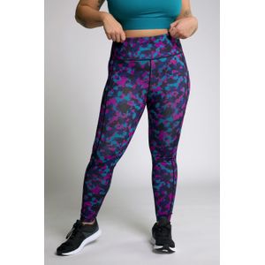 Grote Maten Sport Tights, Dames, paars, Polyester/Elastaan - Studio Untold