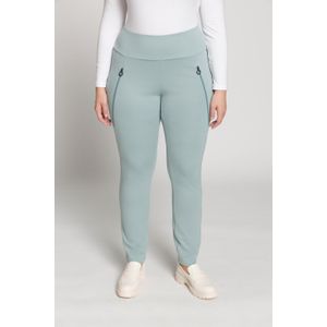 Grote Maten Broek, Dames, turquoise, Viscose/Synthetische vezels - Ulla Popken