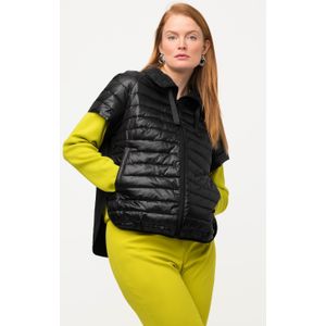 Grote Maten Gewatteerde Jas, Dames, zwart, Polyester - Ulla Popken