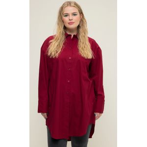 Grote Maten Shirtblouse, Dames, rood, Katoen - Studio Untold
