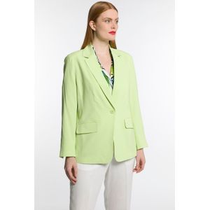 Grote Maten Blazer, Dames, groen, Kunstzijde/Viscose - Ulla Popken