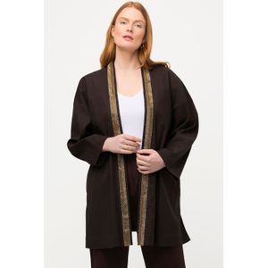 Grote Maten Kimono, Dames, bruin, Katoen/Linnen - Ulla Popken