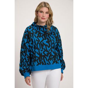 Grote Maten Sweatshirt, Dames, turquoise, Katoen/Polyester - Ulla Popken