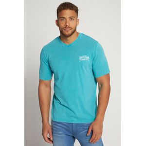 Grote Maten T-shirt, Heren, turquoise, Katoen - JP1880