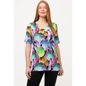 Grote Maten T-shirt, Dames, zwart, Viscose - Ulla Popken