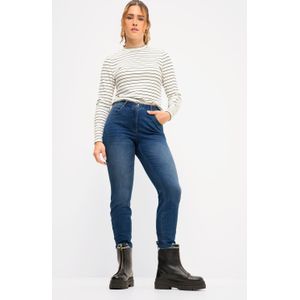 Grote Maten Skinny Jeans, Dames, blauw, Katoen/Polyester - Studio Untold