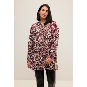 Grote Maten Shirtblouse, Dames, rood, Viscose - Studio Untold