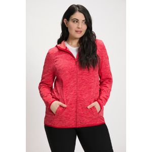 Grote Maten Sweatjack, Dames, rood, Polyester/Elastaan - Ulla Popken