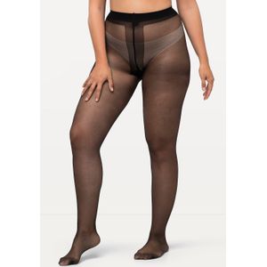 Grote Maten Fijne Panty, Dames, zwart, Synthetische vezels/Elastaan - Ulla Popken