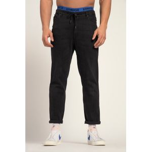 Grote Maten Sthuge Instap-jeans, Heren, zwart, Katoen - STHUGE