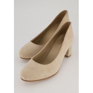 Grote Maten Pumps, Dames, beige, Leer - Ulla Popken