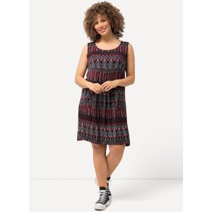 Grote Maten Mini-jurk, Dames, rood, Viscose - Ulla Popken