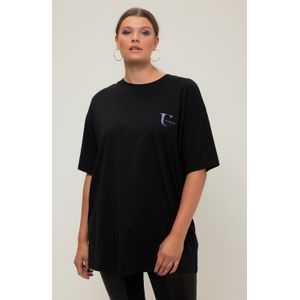 Grote Maten T-shirt, Dames, zwart, Katoen - Studio Untold