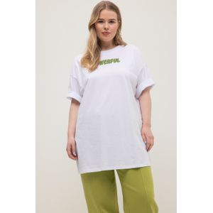 Grote Maten T-shirt, Dames, wit, Katoen - Studio Untold