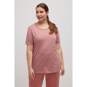 Grote Maten Pyjama Shirt, Dames, rood, Katoen - Ulla Popken