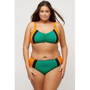 Grote Maten Bikini, Dames, oranje, Polyester/Synthetische vezels/Elastaan - Ulla Popken