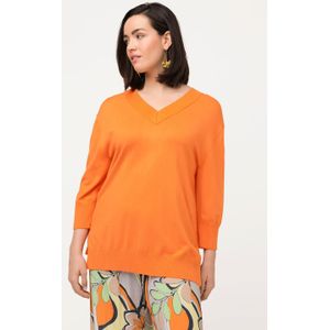 Grote Maten Pullover, Dames, oranje, Viscose/Synthetische vezels - Ulla Popken