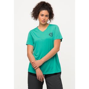 Grote Maten Functioneel Shirt, Dames, turquoise, Polyester/Viscose - Ulla Popken