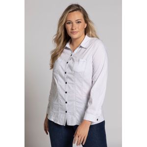 Grote Maten Overhemdblouse, Dames, wit, Katoen/Synthetische vezels - Ulla Popken