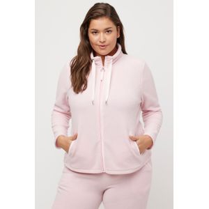 Grote Maten Loungewear Jasje, Dames, roze, Polyester/Viscose - Ulla Popken