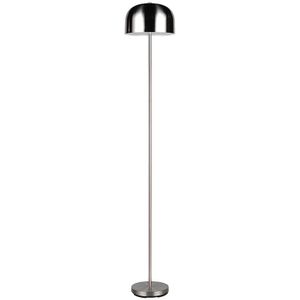 Oplaadbare vloerlamp met touchbediening - LED - dimbaar - 147 cm hoog - nikkel