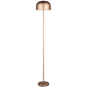 Oplaadbare vloerlamp met touchbediening - LED - dimbaar - 147 cm hoog - koffiebruin
