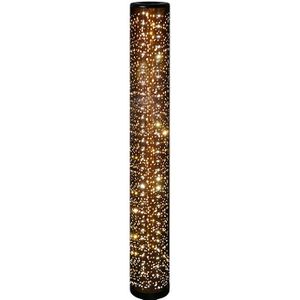 Vloerlamp met sterreneffect - LED - 103 cm hoog - zwart met goud