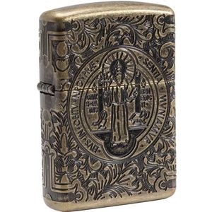 Zippo aansteker St. Benedict