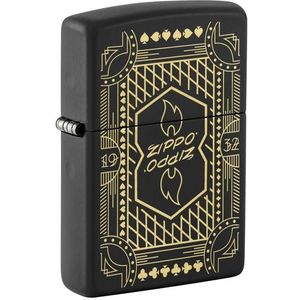 Zippo Black Cards Design aansteker