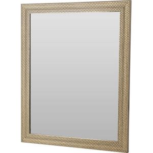 Home &amp;amp; Styling Wandspiegel Louvre - frame kleur goud - 46 x 56 cm - met brede lijst