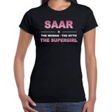 Naam Saar The women, The myth the supergirl shirt zwart cadeau shirt