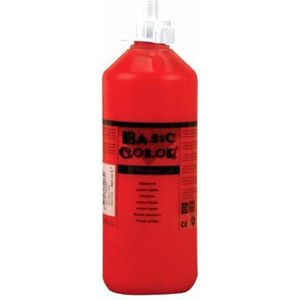 Rode plakkaatverf tube 500 ml