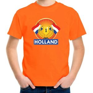 Holland kampioen shirt oranje kinderen