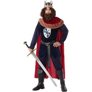 Middeleeuwse koning verkleed kostuum voor heren