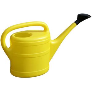 Geli Gieter met broeskop - geel - kunststof - 5 liter - 43 cm