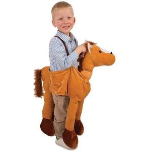 Pluche paarden kostuum voor kids