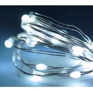 4x pakjes lED kerstverlichting micro koel wit 20 lampjes