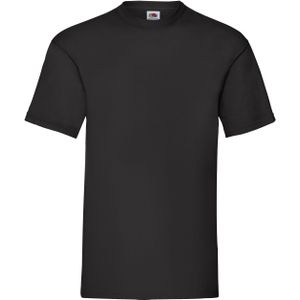 5-Pack Maat L - Zwarte T-shirts met ronde hals 165 gr valueweight voor heren