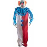 Bewegende Halloween clown pop met licht en geluid 180 cm