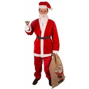 Kerstmannen outfit compleet maat XL