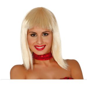 Fiestas Guirca Verkleed pruik halflang haar - blond - voor dames