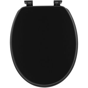 Tendance Toiletbril Breeze - zwart - MDF - universeel - wc bril