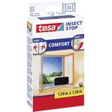 2x Tesa vliegenhor/insectenhor zwart 1,3 x 1,3 meter