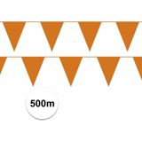 Prijsvoordeel vlaggenlijnen oranje 500 meter