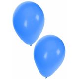 300x Blauwe feest ballonnen