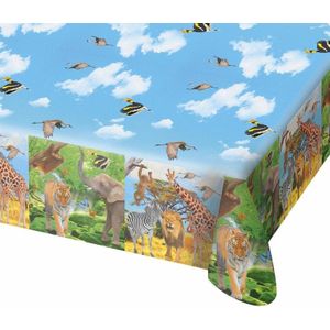 Safari/jungle thema tafelkleed 130 x 180 cm