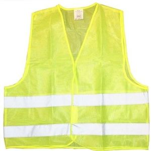 Veiligheidsvest fluorescerend geel voor volwassenen