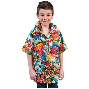 Hawaii feestkleding shirt kinderen