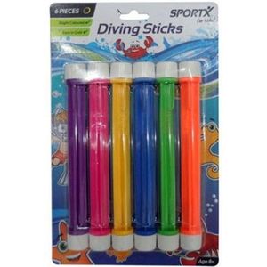 Gekleurde duik sticks