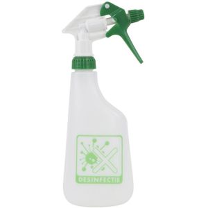 1x Waterverstuivers/watersproeiers desinfectie spray 0,6 liter inhoud